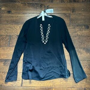 Elie Tahari Simona Silk Blouse